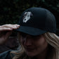 Brand Hat Black, Grey Logo